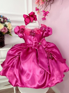 Vestido Infantil Bela Adormecida Pink Catita Kid s